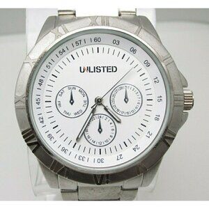 Men's Unlisted Analog Casual 46mm Dial Watch (D64)